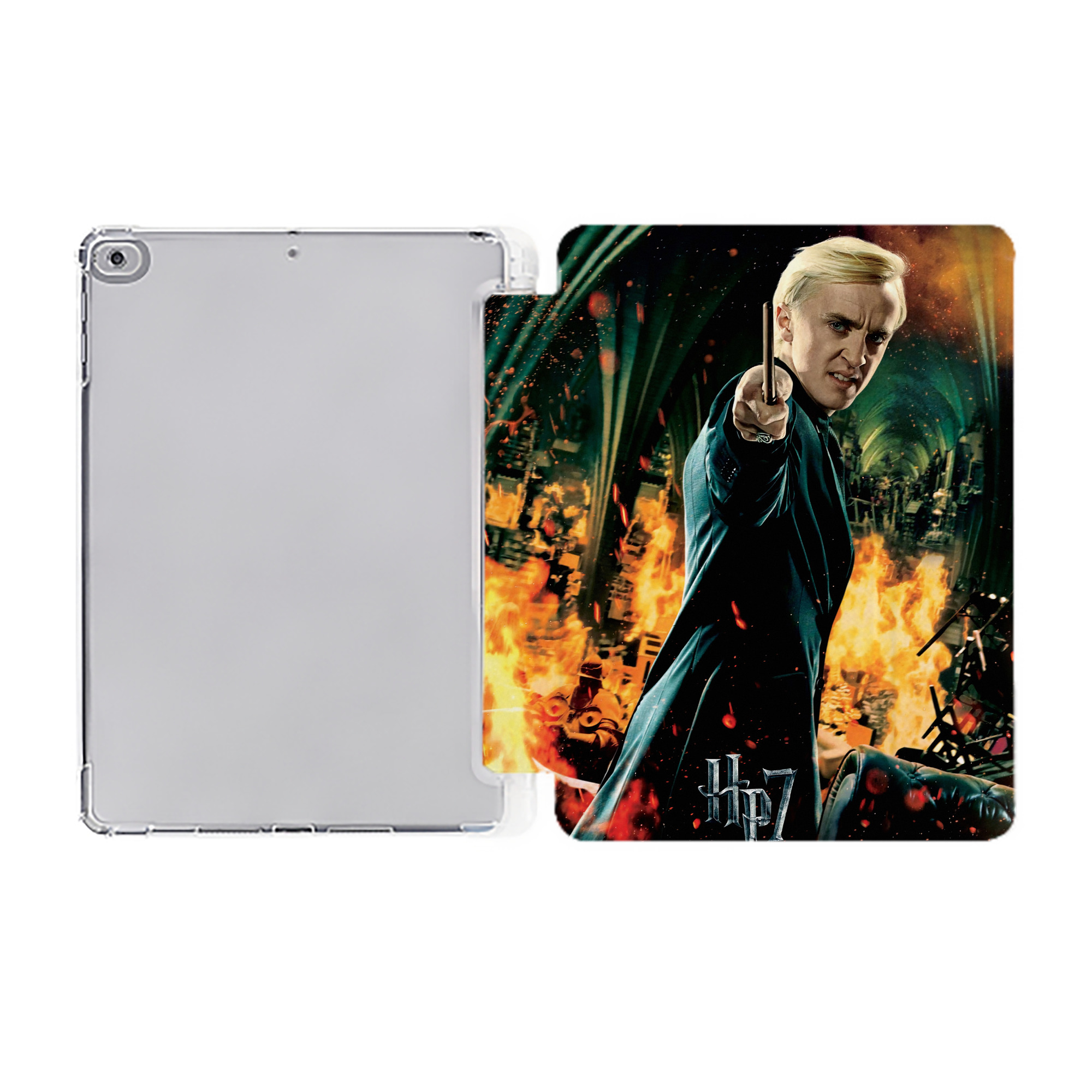 （画像用） Harry Potter ハリー・ポッターシリーズ IPad ケース ペン収納付き 三つ折りスタンド PUレザー×シリコン 対応機種9.5/10.5/10.9インチ